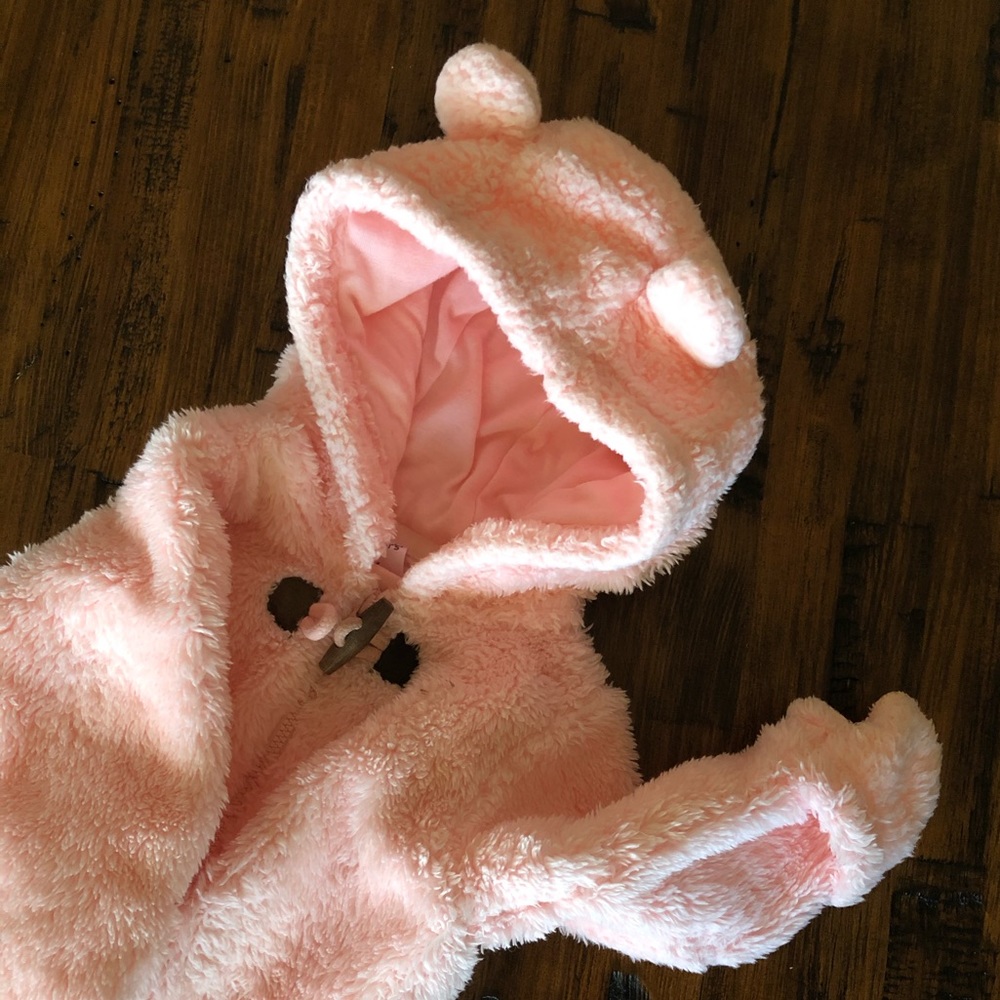 Warm Teddy Bear Snuggie Winter baby onesie